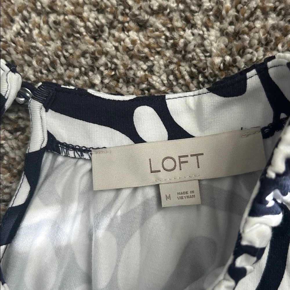 3 identical style LOFT dresses sz M - Picture 2 of 8